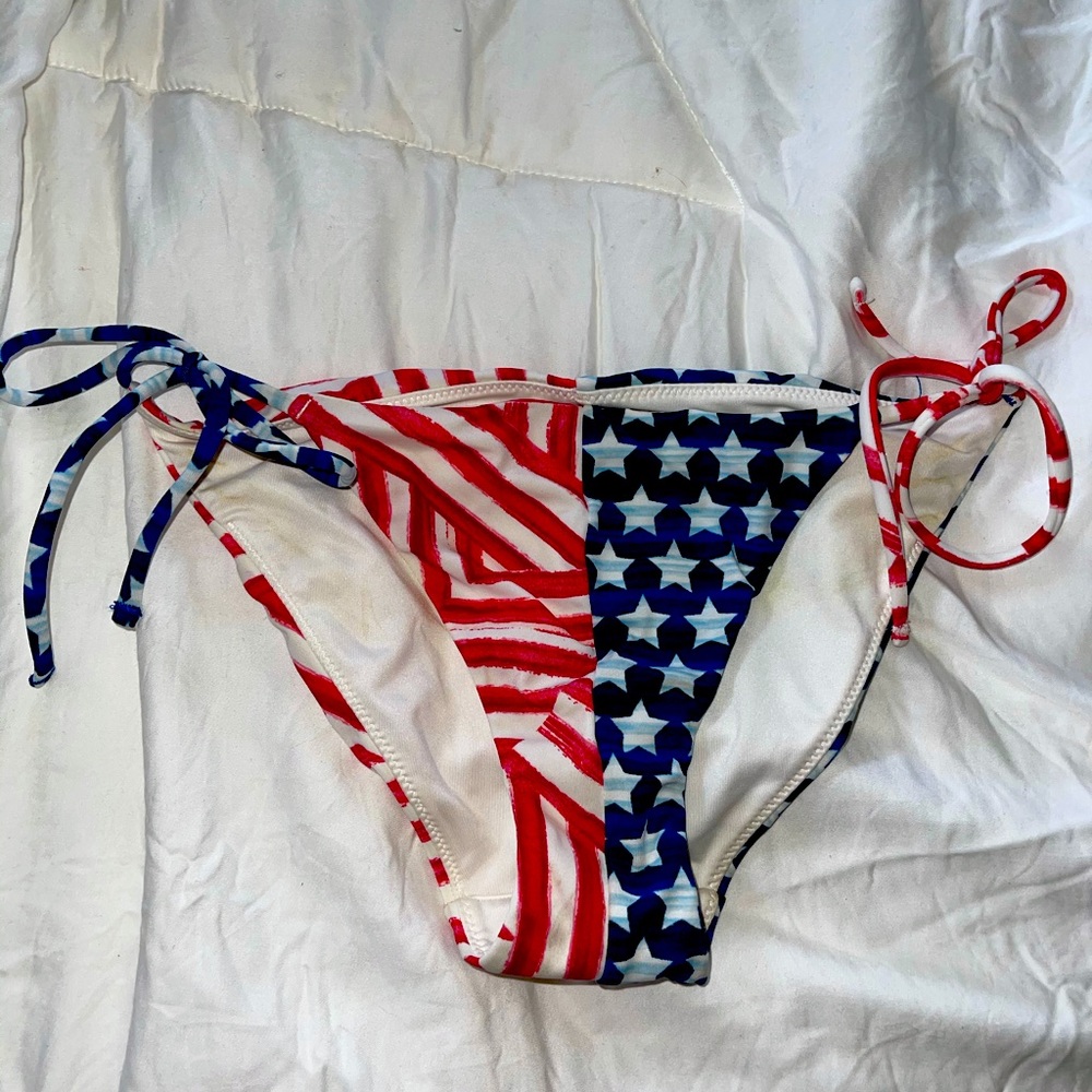 American Flag VS bikini bottoms